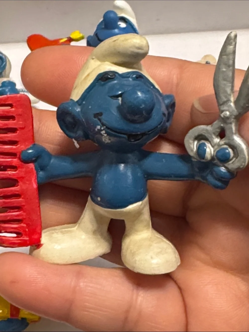 The Smurfs Kids Toy Figurine Set - Blue & White Collectible Characters